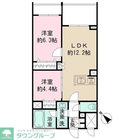MOCXION INAGIの物件間取画像